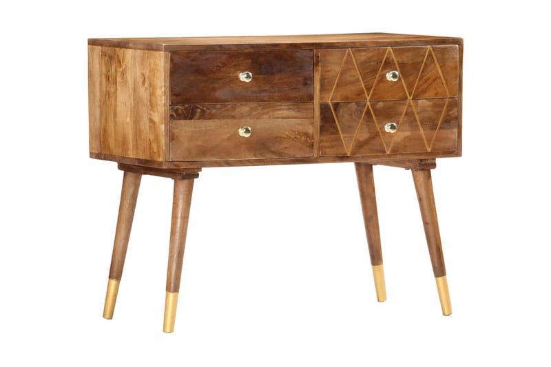 Skänk 85x40x70 cm massivt mangoträ - Brun - Förvaring - Förvaringsmöbler - Sideboard & skänk