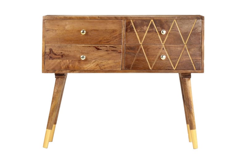 Skänk 85x40x70 cm massivt mangoträ - Brun - Förvaring - Förvaringsmöbler - Sideboard & skänk