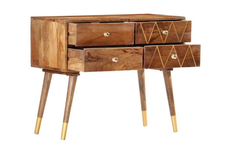 Skänk 85x40x70 cm massivt mangoträ - Brun - Förvaring - Förvaringsmöbler - Sideboard & skänk