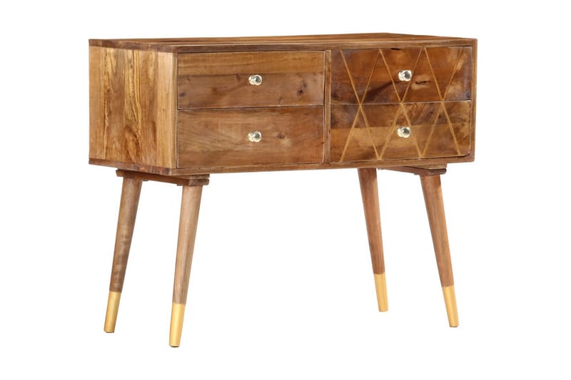 Skänk 85x40x70 cm massivt mangoträ - Brun - Förvaring - Förvaringsmöbler - Sideboard & skänk