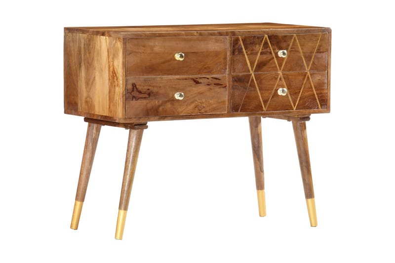 Skänk 85x40x70 cm massivt mangoträ - Brun - Förvaring - Förvaringsmöbler - Sideboard & skänk