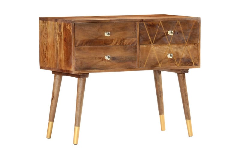 Skänk 85x40x70 cm massivt mangoträ - Brun - Förvaring - Förvaringsmöbler - Sideboard & skänk