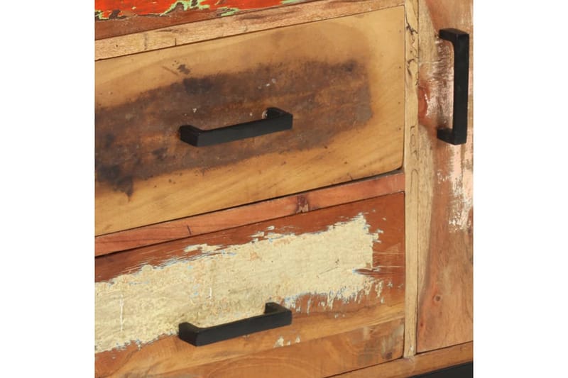Skänk 88x30x73 cm massivt återvunnet trä - Brun/Flerfärgad - Förvaring - Förvaringsmöbler - Sideboard & skänk