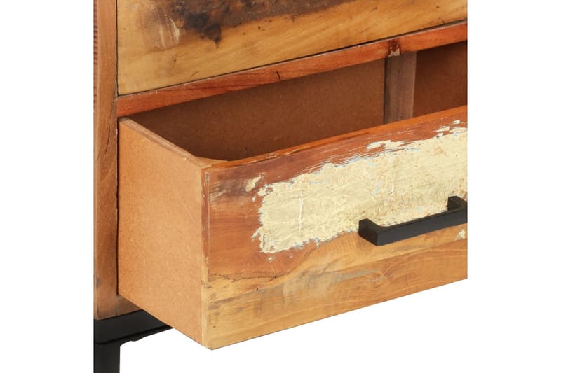 Skänk 88x30x73 cm massivt återvunnet trä - Brun/Flerfärgad - Förvaring - Förvaringsmöbler - Sideboard & skänk