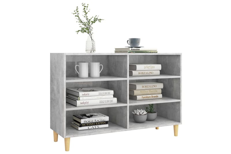 Skänk betonggrå 103,5x35x70 cm spånskiva - Betonggrå - Förvaring - Förvaringsmöbler - Sideboard & skänk