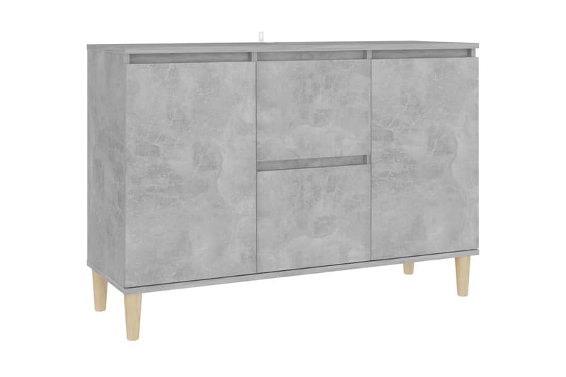 Skänk betonggrå 103,5x35x70 cm spånskiva - Grå - Sideboard & skänk