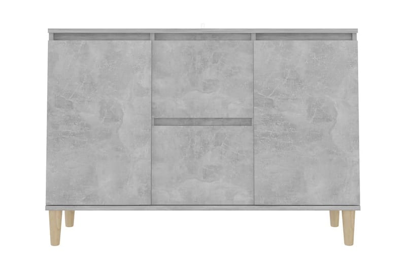 Skänk betonggrå 103,5x35x70 cm spånskiva - Grå - Sideboard & skänk