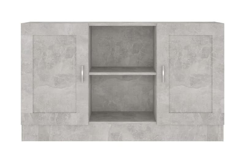 Skänk betonggrå 120x30,5x70 cm spånskiva - Grå - Förvaring - Förvaringsmöbler - Sideboard & skänk