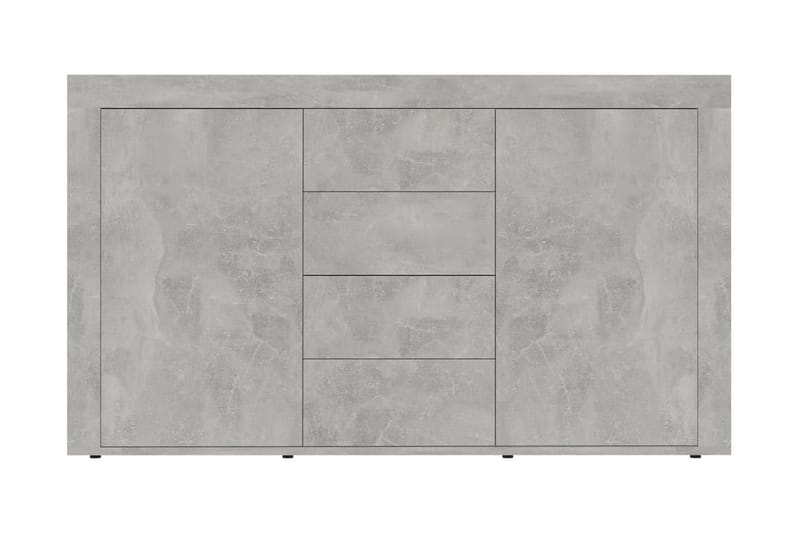 Skänk betonggrå 120x36x69 cm spånskiva - Grå - Förvaring - Förvaringsmöbler - Sideboard & skänk