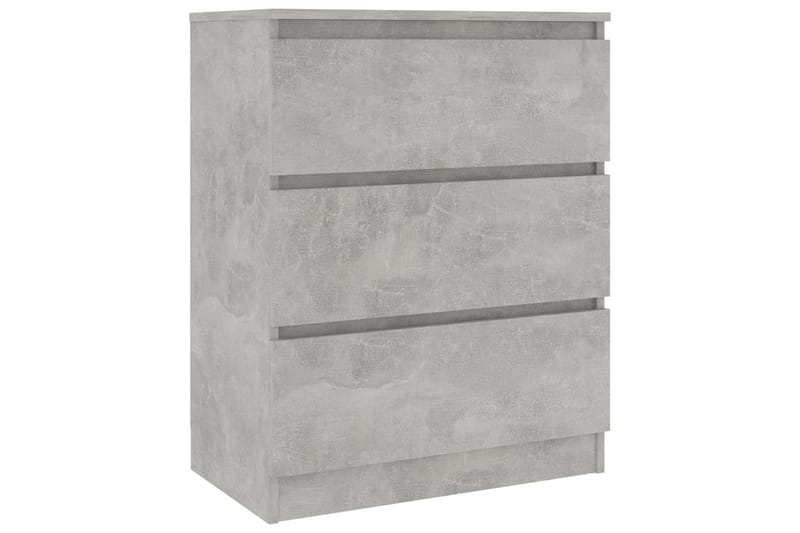 Skänk betonggrå 60x33,5x76 cm spånskiva - Grå - Förvaring - Förvaringsmöbler - Sideboard & skänk