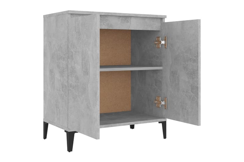 Skänk betonggrå 60x35x70 cm spånskiva - Betonggrå - Sideboard & skänk