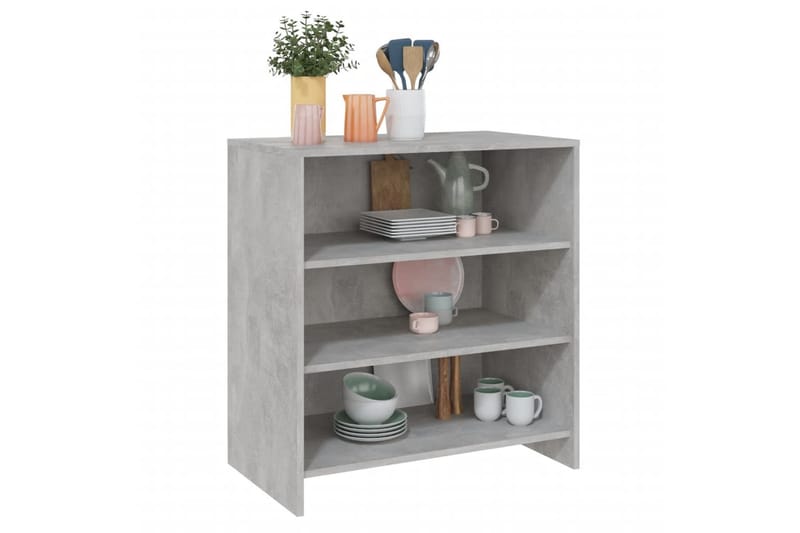 Skänk betonggrå 70x40,5x75 cm spånskiva - Betonggrå - Förvaring - Förvaringsmöbler - Sideboard & skänk