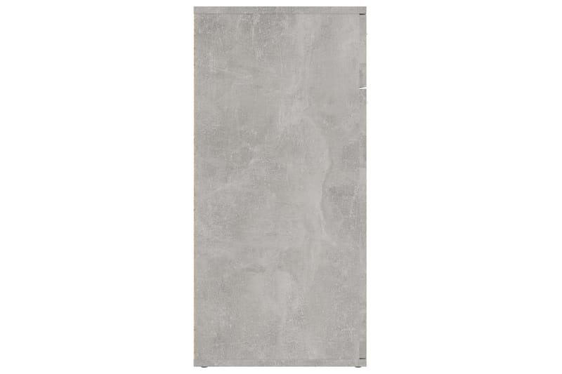 Skänk betonggrå 80x36x75 cm spånskiva - Grå - Förvaring - Förvaringsmöbler - Sideboard & skänk