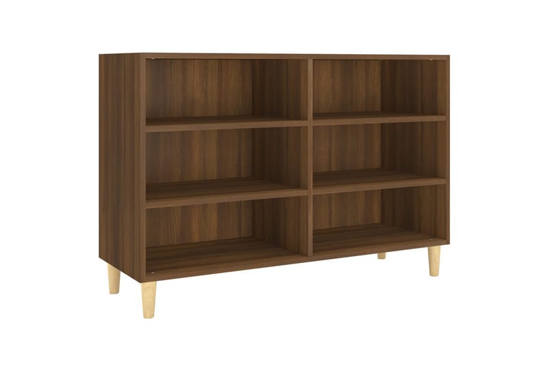 Skänk brun ek 103,5x35x70 cm spånskiva - Brun - Förvaring - Förvaringsmöbler - Sideboard & skänk