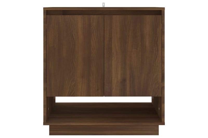 Skänk brun ek 70x41x75 cm spånskiva - Brun - Sideboard & skänk