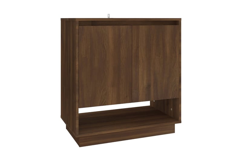 Skänk brun ek 70x41x75 cm spånskiva - Brun - Sideboard & skänk