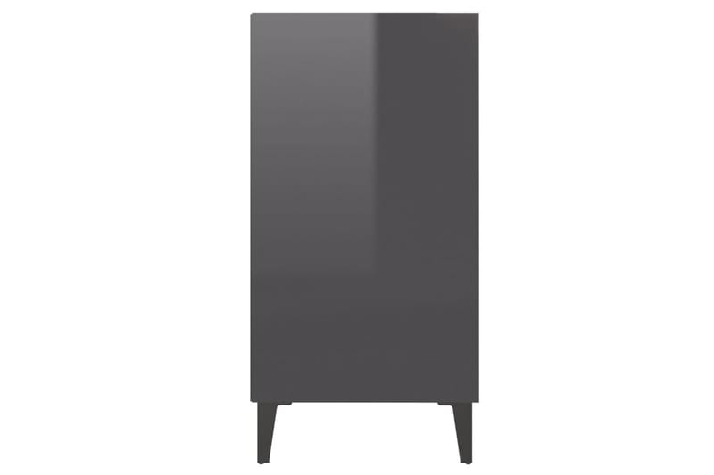 Skänk grå högglans 57x35x70 cm spånskiva - Grå - Förvaring - Förvaringsmöbler - Sideboard & skänk