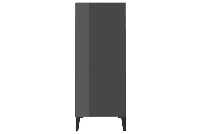 Skänk grå högglans 57x35x90 cm spånskiva - Grå - Sideboard & skänk