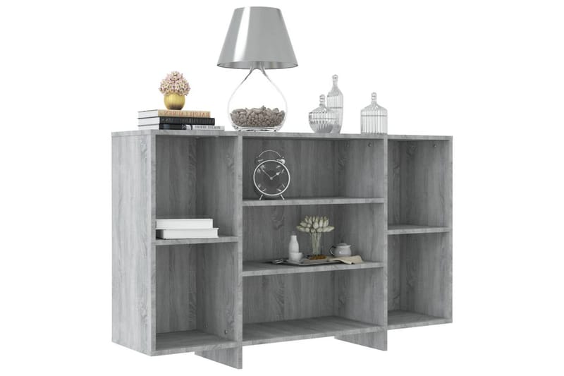 Skänk grå sonoma 120x30x75 cm spånskiva - Grå - Förvaring - Förvaringsmöbler - Sideboard & skänk
