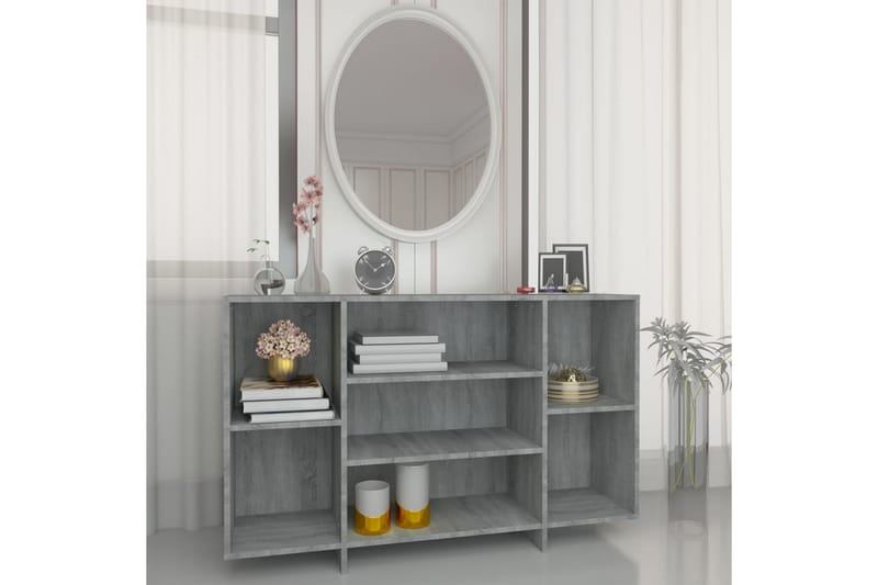 Skänk grå sonoma 120x30x75 cm spånskiva - Grå - Förvaring - Förvaringsmöbler - Sideboard & skänk