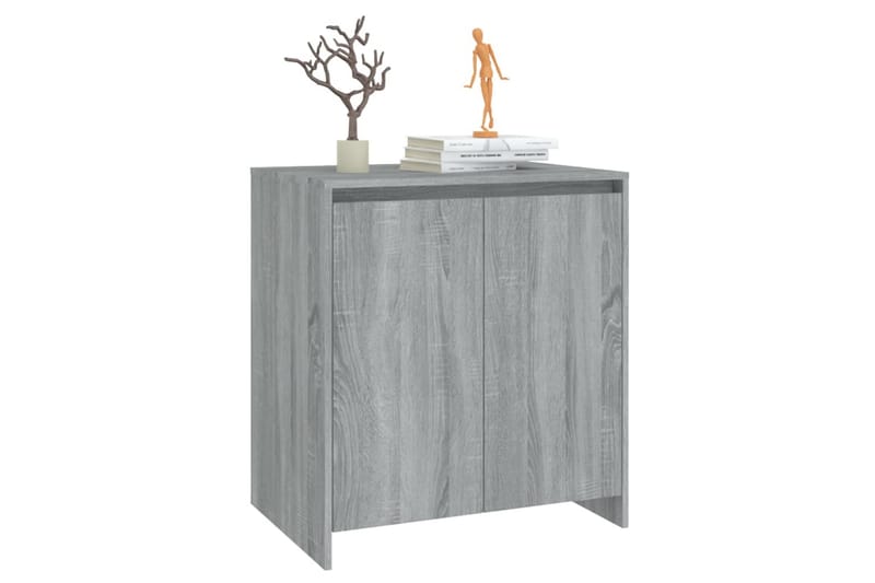 Skänk grå sonoma-ek 70x40x73,5 cm spånskiva - Grå - Förvaring - Förvaringsmöbler - Sideboard & skänk