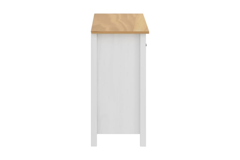 Skänk Hill Range vit 90x40x80 cm massiv furu - Vit - Förvaring - Förvaringsmöbler - Sideboard & skänk