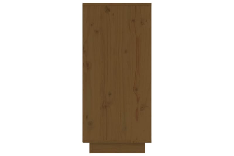 Skänk honungsbrun 31,5x34x75 cm massiv furu - Brun - Sideboard & skänk