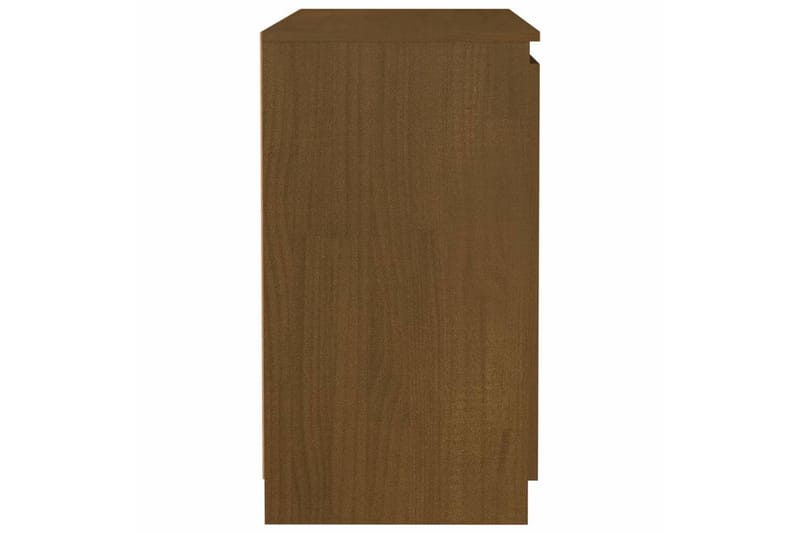 Skänk honungsbrun 60x36x65 cm massiv furu - Brun - Förvaring - Förvaringsmöbler - Sideboard & skänk