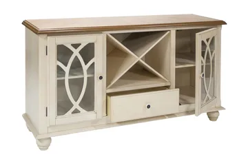 Skänk LILY 152x46xH84cm ekfanér på MDF - Förvaring - Förvaringsmöbler - Sideboard & skänk