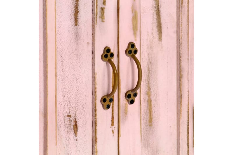 Skänk ljusrosa 110x35x70 cm massivt mangoträ - Rosa - Förvaring - Förvaringsmöbler - Sideboard & skänk