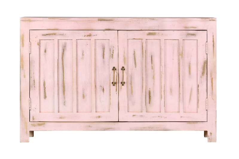 Skänk ljusrosa 110x35x70 cm massivt mangoträ - Rosa - Förvaring - Förvaringsmöbler - Sideboard & skänk