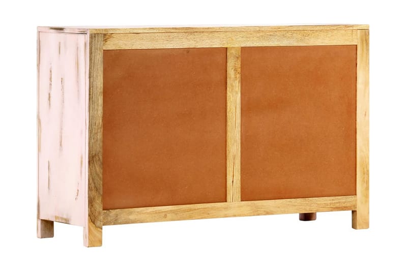 Skänk ljusrosa 110x35x70 cm massivt mangoträ - Rosa - Förvaring - Förvaringsmöbler - Sideboard & skänk