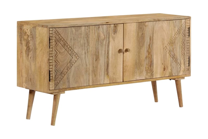 Skänk massivt mangoträ 120x30x60 cm - Brun - Sideboard & skänk