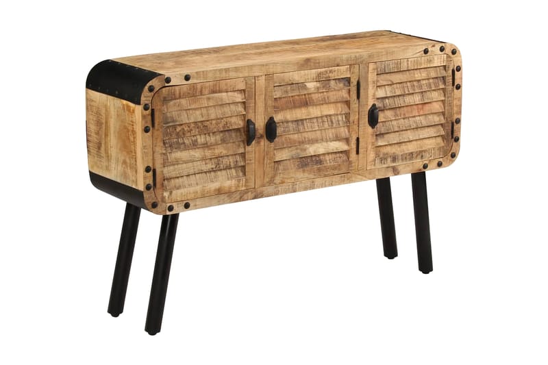 Skänk massivt mangoträ 120x30x76 cm - Brun - Sideboard & skänk