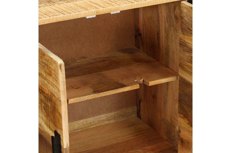 Skänk massivt mangoträ 150x40x80 cm - Brun - Förvaring - Förvaringsmöbler - Sideboard & skänk