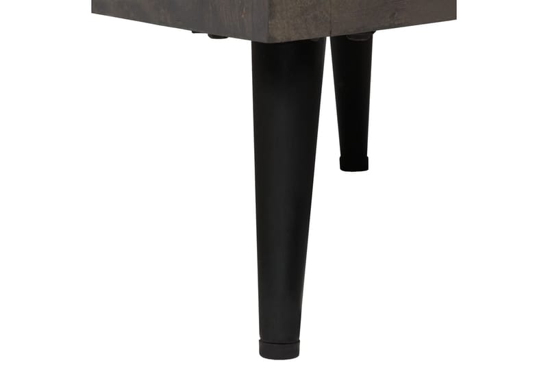 Skänk massivt mangoträ 40x40x91 cm - Grå - Förvaring - Förvaringsmöbler - Sideboard & skänk