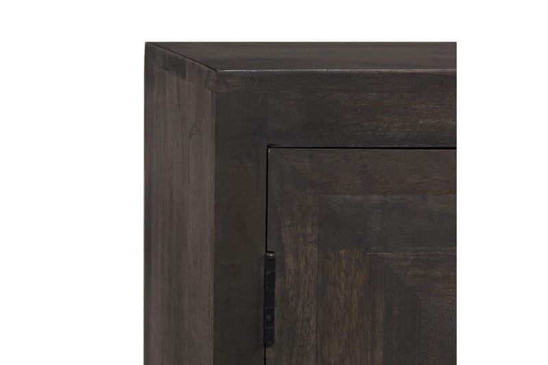 Skänk massivt mangoträ 60x30x76 cm - Grå - Förvaring - Förvaringsmöbler - Sideboard & skänk