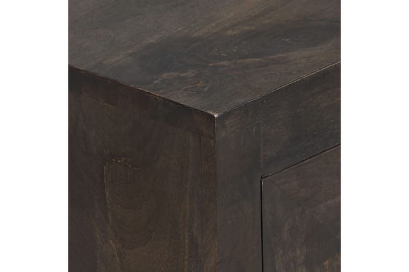 Skänk massivt mangoträ 60x30x76 cm - Grå - Förvaring - Förvaringsmöbler - Sideboard & skänk