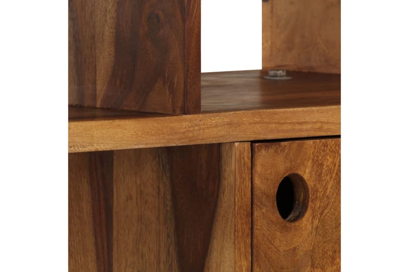 Skänk massivt sheshamträ 118x35x70 cm - Flerfärgad - Förvaring - Förvaringsmöbler - Sideboard & skänk
