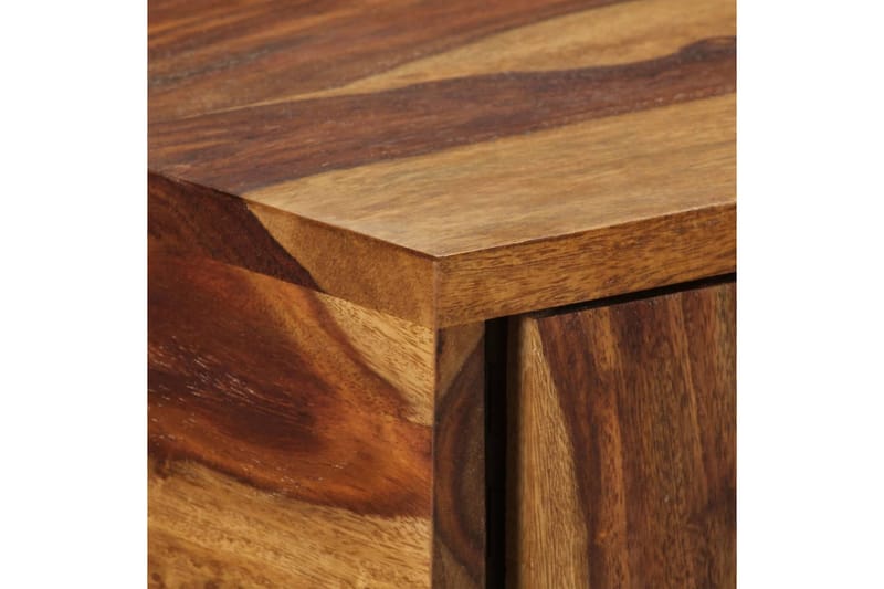 Skänk massivt sheshamträ 118x35x70 cm - Flerfärgad - Förvaring - Förvaringsmöbler - Sideboard & skänk