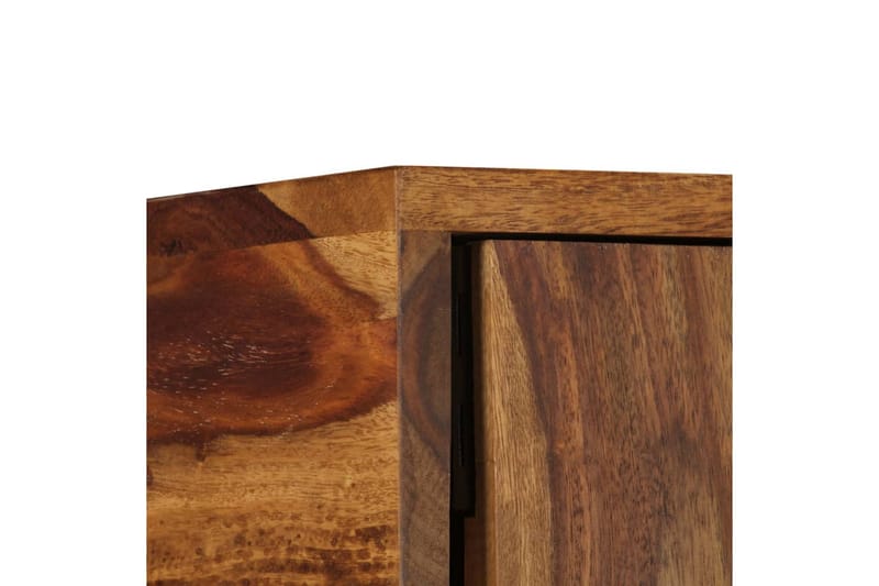 Skänk massivt sheshamträ 118x35x70 cm - Flerfärgad - Förvaring - Förvaringsmöbler - Sideboard & skänk