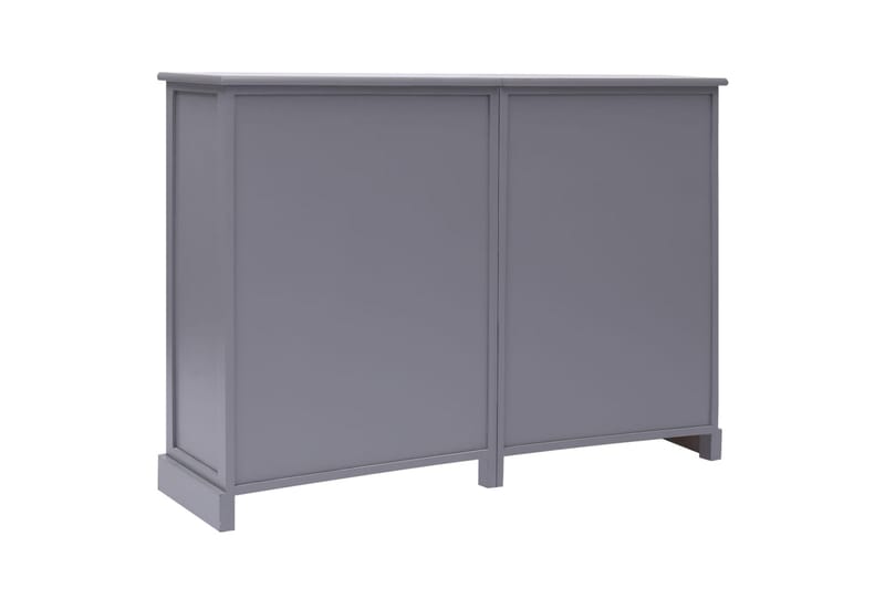 Skänk med 10 lådor grå 113x30x79 cm trä - Grå - Sideboard & skänk