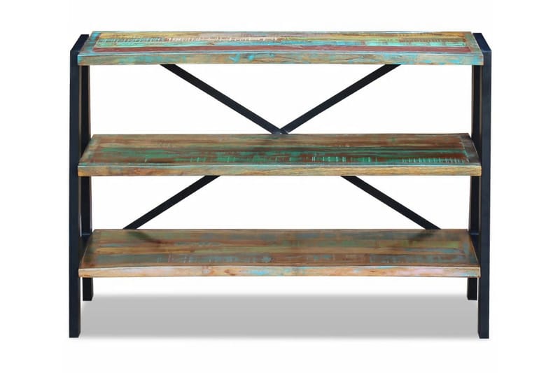 Skänk med 3 hyllor massivt återvunnet trä - Flerfärgad - Förvaring - Förvaringsmöbler - Sideboard & skänk