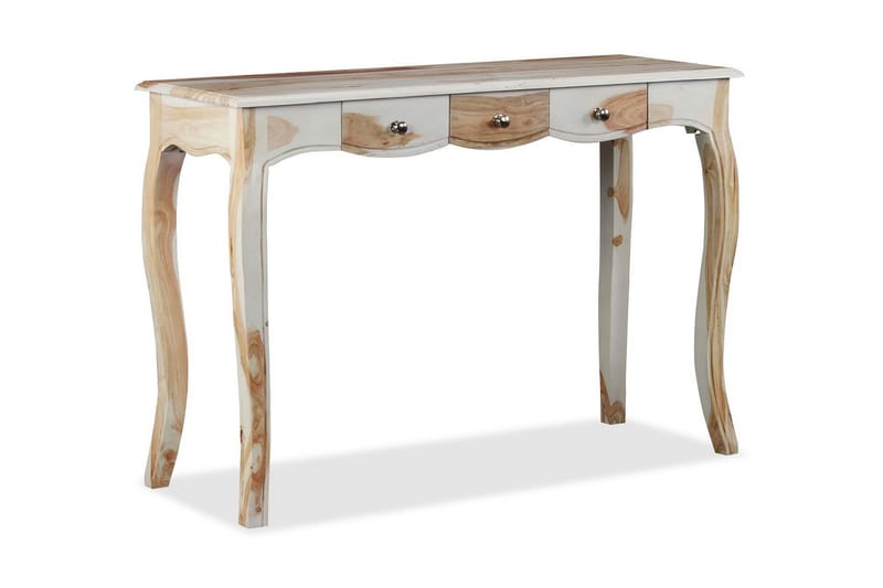 Skänk med 3 lådor massivt sheeshamträ 110x40x76 cm - Brun - Förvaring - Förvaringsmöbler - Sideboard & skänk