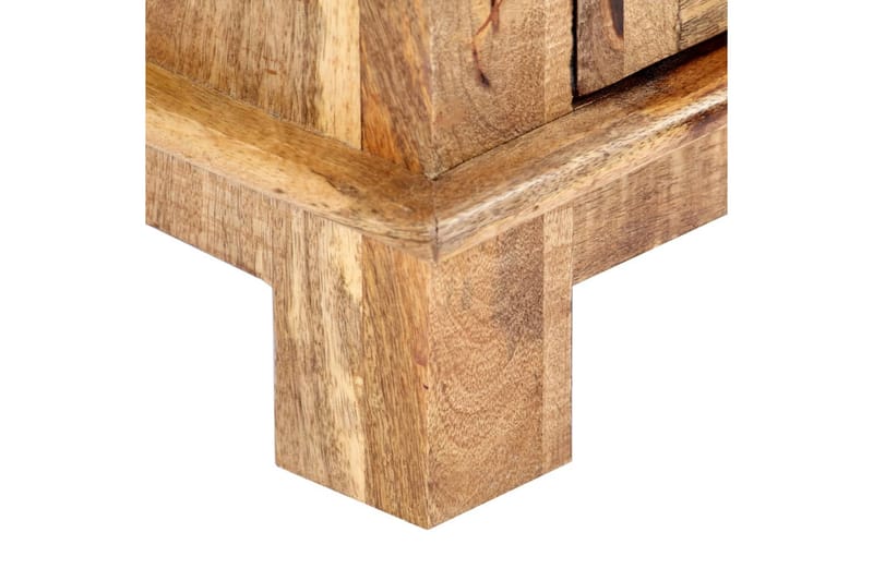 Skänk med 4 lådor 160x40x85 cm massivt mangoträ - Brun - Sideboard & skänk