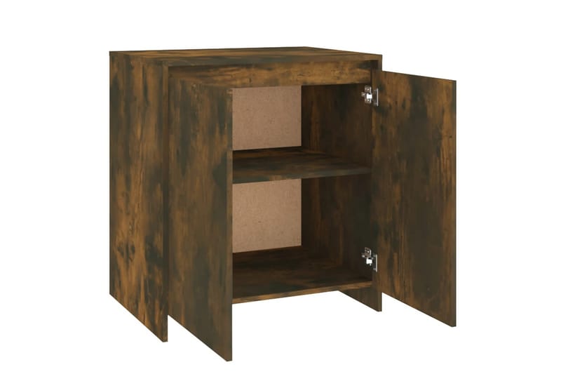 Skänk rökfärgad ek 70x40x73,5 cm spånskiva - Brun - Förvaring - Förvaringsmöbler - Sideboard & skänk