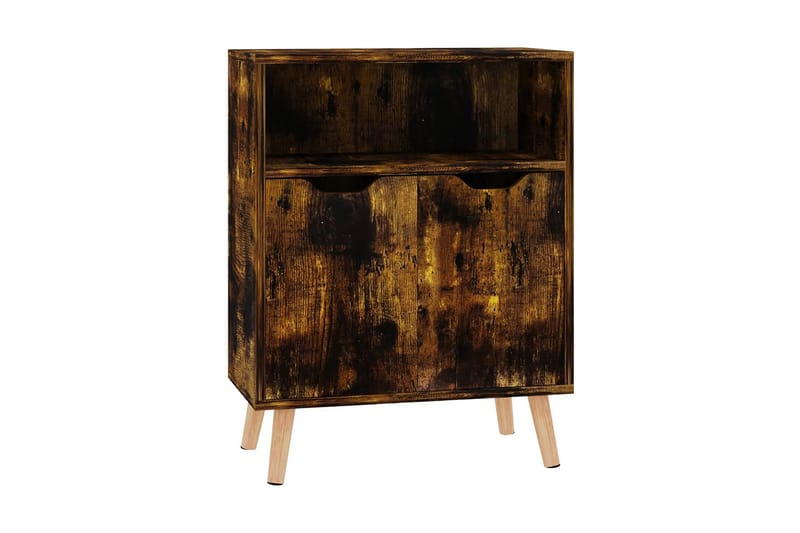 Skänk rökig ek 60x30x72 cm spånskiva - Brun - Sideboard & skänk