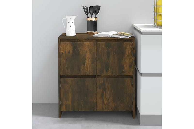 Skänk rökig ek 70x41x75 cm spånskiva - Rökig ek - Förvaring - Förvaringsmöbler - Sideboard & skänk