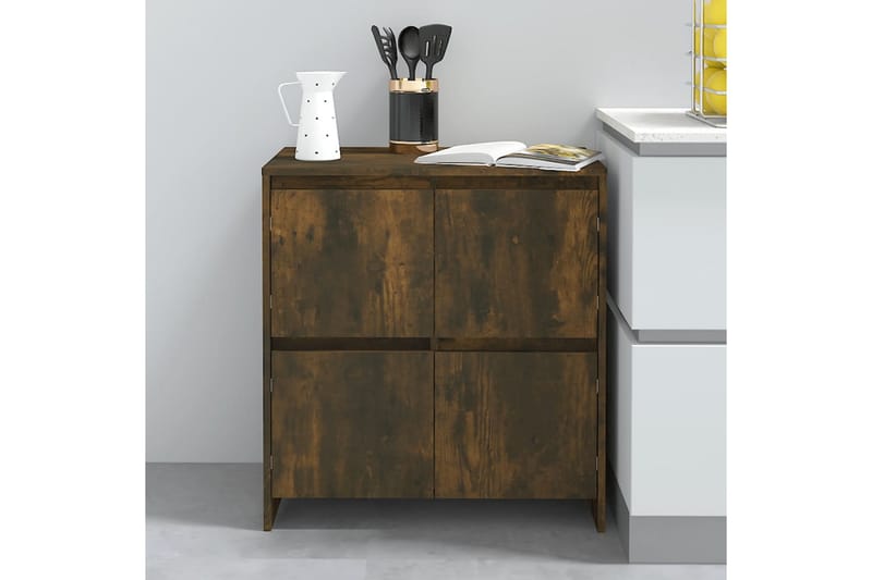 Skänk rökig ek 70x41x75 cm spånskiva - Rökig ek - Sideboard & skänk