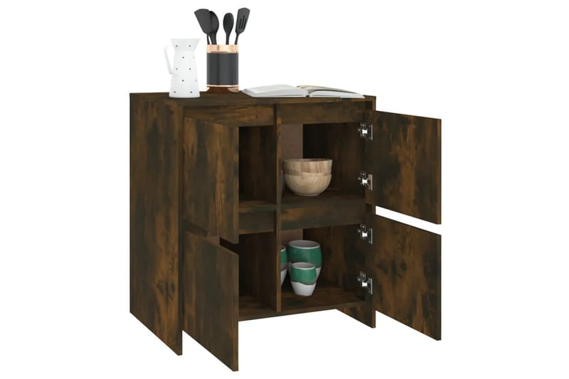 Skänk rökig ek 70x41x75 cm spånskiva - Rökig ek - Förvaring - Förvaringsmöbler - Sideboard & skänk